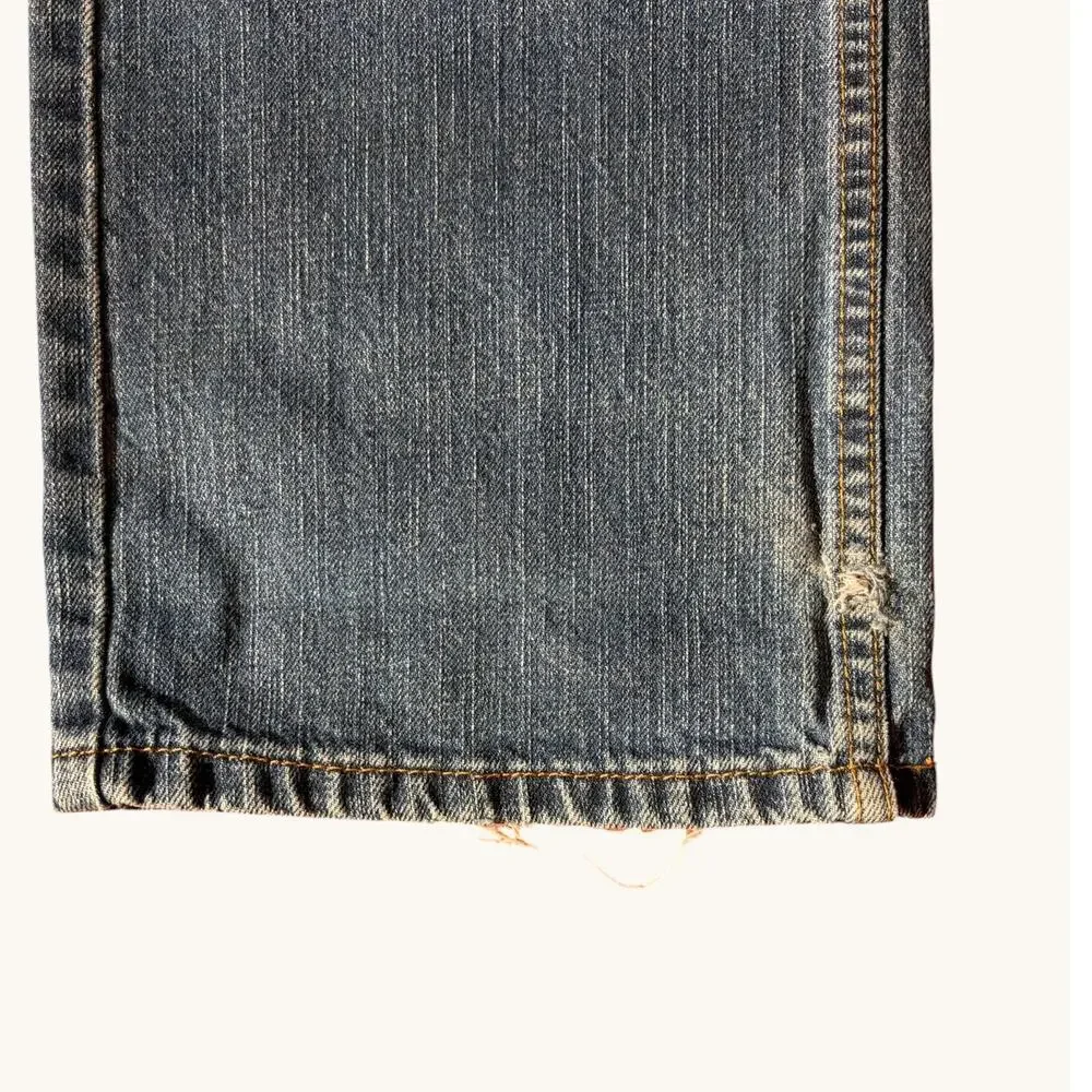 LEVI'S Men's 559 Relaxed Straight Fit Jeans Blue 33 x 32 Distressed 34 x 30.5